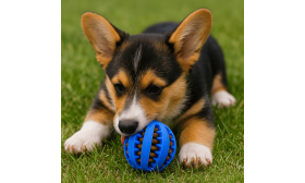 Interaktivna Žoga z Dozatorjem Posladkov – Gumijasta Pasja Igrača za Mentalno Zaposlitev Interaktivna Žoga z Dozatorjem Posladkov – Gumijasta Pasja Igrača za Mentalno Zaposlitev