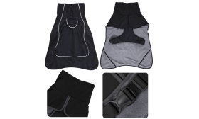 Odsevni vodoodporni plašč za pse z toplo flis podlogo
