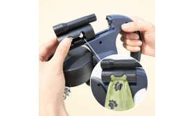 Brez zapletanja – dvojni samonavijalni povodec za pse z LED lučko – 3 m dvojni povodec za dva psa