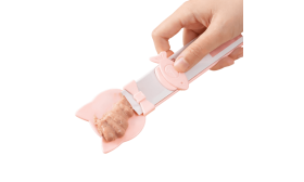 Komplet 3 stiskalnih žličk za mačke – za kremne priboljške in mokro hrano